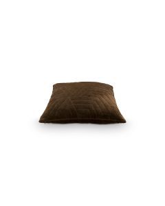 Kussen vierkant Velvet Warm Brown 50x50cm