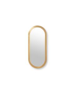 Spiegel ovaal goud 50 x 20 cm