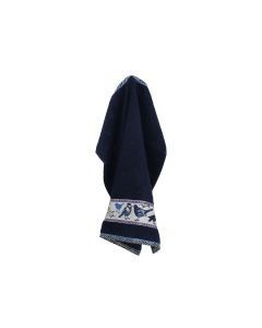 Keukendoek Vogel donkerblauw