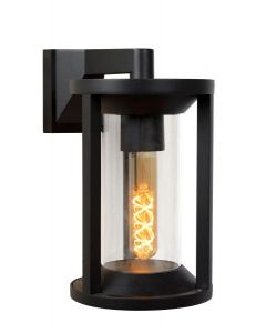 Lucide CADIX - Wandlamp Buiten - 1xE27 - IP65 - Zwart