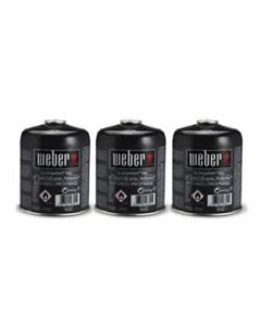 Gasbusjes 3st voor Weber Q 100/1000 serie, Weber Traveler, Performer Deluxe GBS, Go-Anywhere en Summit Charcoal barbecues