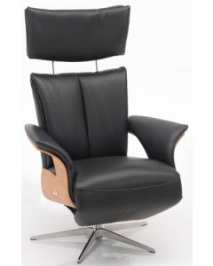 Relaxfauteuil Torro zwart