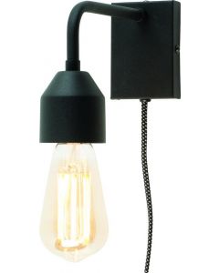 Wandlamp Madrid S Zwart