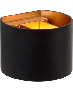 Wandlamp Xio Rond Zwart