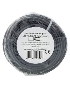 Huishoudsnoer Plat 10M