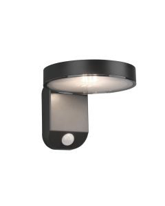 Wandlamp met sensor Posadas zwart