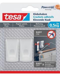 Powerstrips zelfklevende haak gevoelige ondergrond 0,5 kg (set van 2)