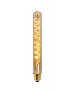 Lucide T32 - Filament lamp - Ø 3,2 cm - LED Dimb. - E27 - 1x5W 2200K - Amber