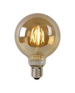 Lucide G95 - Filament lamp - Ø 9,5 cm - LED Dimb. - Amber