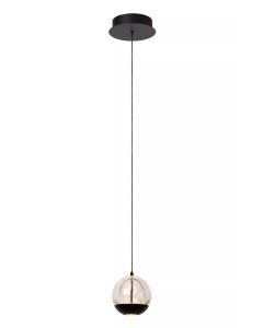 Sentubal hanglamp zwart-Ø14-LED 6,3W 2700K glas