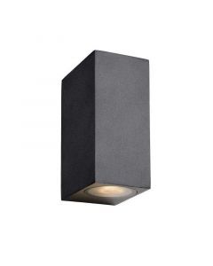 Wandlamp Zora LED vierkant zwart H15