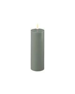 Kaars LED groen 5x15 cm