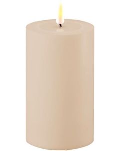 Kaars LED outdoor zand 7,5x12,5 cm