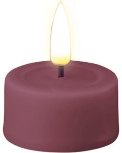 Waxinielicht LED magenta (set van 2)