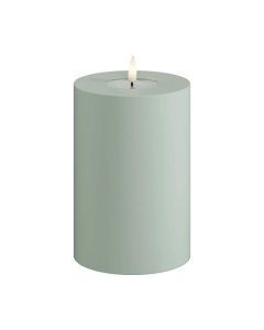 Kaars LED outdoor groen 10x15 cm