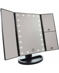 Make-up spiegel drieluik LED