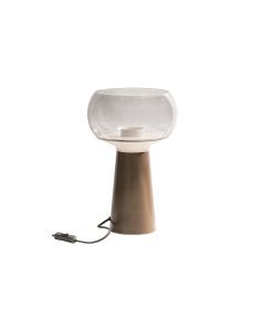 Mushroom tafellamp coffee 37x24cm