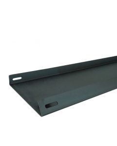 Wandplank staal zwart 70x20