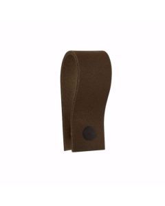 Leren magneet-lus donkerbruin
