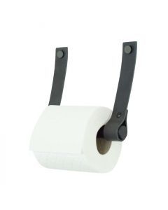 Toiletrolhouder metaal vintage zwart