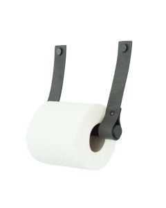 Toiletrolhouder metaal vintage grijs