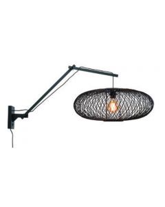 Wandlamp Cango zwart L
