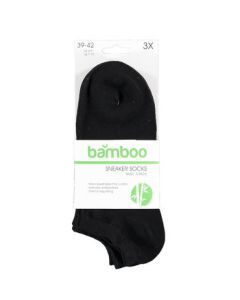 Basic bamboo sneaker sokken 3-pak