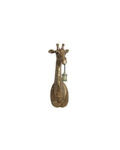 Wandlamp Giraffe antique bronze