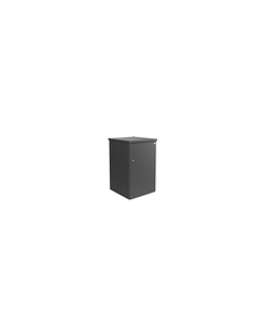 ContainerBox Alex Variant 3 zijwanden donkergrijs metallic, deur en dak in donkergrijs met.
