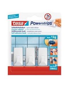 Powerstrips zelfklevende haak wit 1 kg (set van 3)