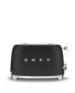 Smeg broodrooster 2 x 2 TSF01BLMEU mat zwart