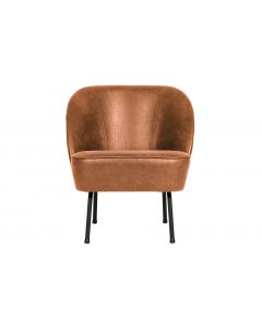 Fauteuil Vogue leer cognac