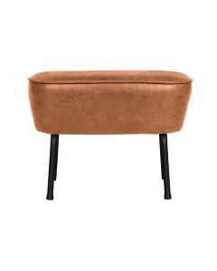 Vogue hocker leer cognac