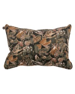 Vogue Kussen 40x60 Fluweel Bouquet Zwart