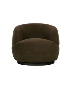 Draaifauteuil Woolly schapenvacht groen