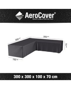 AeroCover loungethoes hoekset L-vorm 300x300x100x70cm