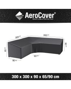 AeroCover loungesethoes hoekset L-vorm hoge rug 300x300x90cm