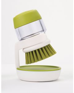 Afwasborstel in houder Palm Scrub groen
