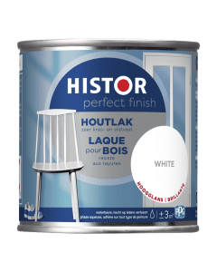 Perfect Finish houtlak hg white 250 ml