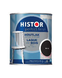 Perfect Finish houtlak hg black 750 ml