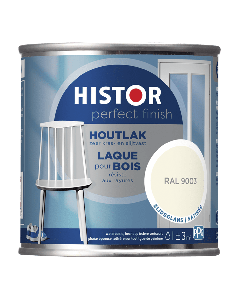 Perfect Finish houtlak zg RAL 9003 250 ml