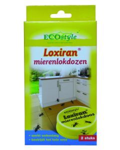 Ecostyle loxiran mierenlokdoos 2 stuks