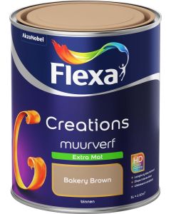 Creations muurverf bakery brown extra mat 1 l