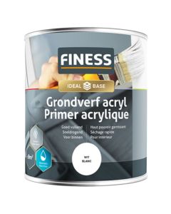 Grondverf acryl wit 750 ml