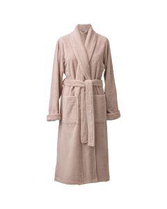 Badjas London M dusty pink
