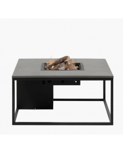 Vuurtafel Cosiloft 100 lounge table black / grijs