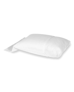 Kussensloop molton stretch white 60 x 70 cm