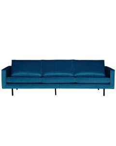 Bank Rodeo 3-zits Velvet Blauw