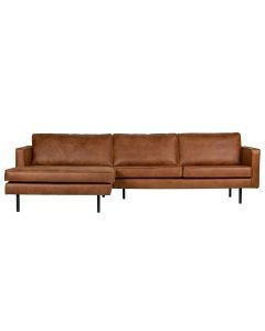 Bank Rodeo Chaise Longue Links Cognac