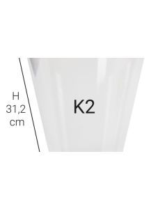 Glasbeker K2 transparant